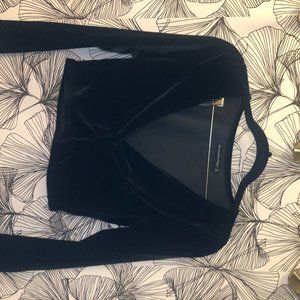 Abercrombie Velvet Long Sleeve Top